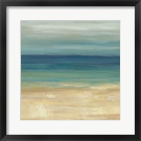 Navy Blue Horizons II Framed Print