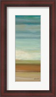 Framed Turquoise Horizons Panel II