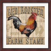 Framed Country Rooster I