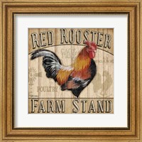 Framed Country Rooster I