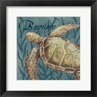 Nautical Critters IV Framed Print