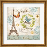 Framed Le Papillon Paris I