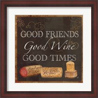 Framed Wine Cork Sentiment III