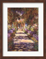 Framed Jardin a Giverny