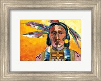 Framed Two Feathers