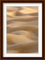 Framed Abstract of Sand Dunes at Sunset, Thar Desert, Jaisalmer, Rajasthan, India