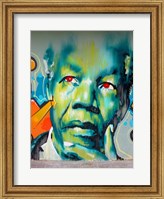 Framed Graffiti de Mandela