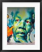 Framed Graffiti de Mandela