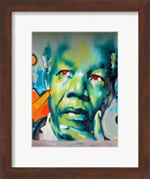 Framed Graffiti de Mandela