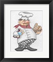 Framed Busy Chef