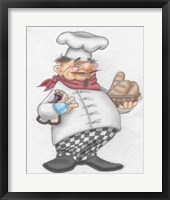 Framed Busy Chef