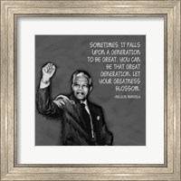 Framed Greatness - Nelson Mandela Quote