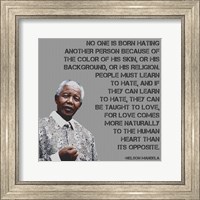 Framed No One - Nelson Mandela Quote