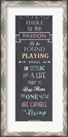 Framed Passion - Nelson Mandela Quote