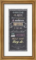 Framed Achieve Success - Nelson Mandela Quote