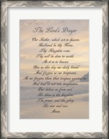 Framed Lord's Prayer - Sunset