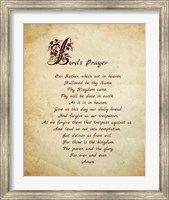 Framed Lord's Prayer