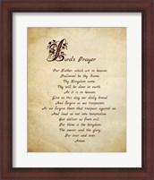 Framed Lord's Prayer