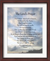 Framed Lord's Prayer - Scenic