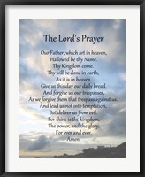 Framed Lord's Prayer - Scenic