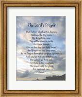 Framed Lord's Prayer - Scenic