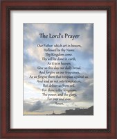 Framed Lord's Prayer - Scenic