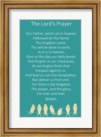 Framed Lord's Prayer