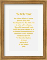 Framed Lord's Prayer - Gold