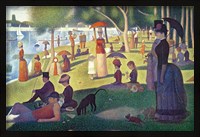 Framed Sunday Afternoon on the Island of La Grande Jatte