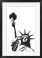 Framed Statue of Liberty (outline)