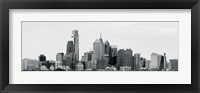Framed Philly Panorama (b/w)