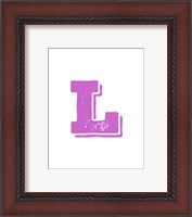 Framed L in Pink