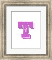 Framed T in Pink