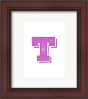 Framed T in Pink