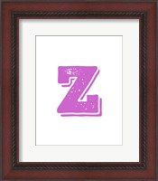 Framed Z in Pink