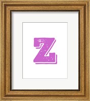 Framed Z in Pink