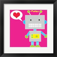 Framed Robot - Pink