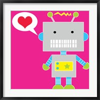 Framed Robot - Pink