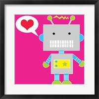 Framed Robot - Pink