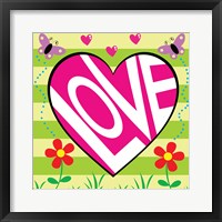 Love Garden Framed Print