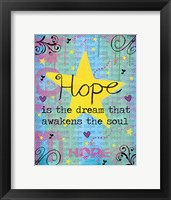 Hope Framed Print