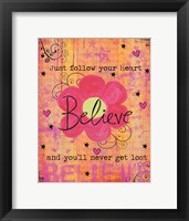 Believe Framed Print