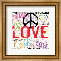Framed Love and Peace 1
