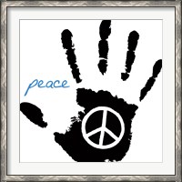 Framed Peace Hand