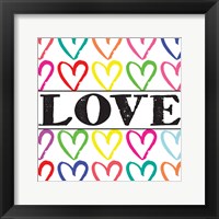 Love Sharpie 2 Framed Print