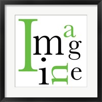 Imagine 4 Framed Print