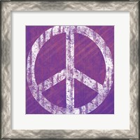 Framed Purple Peace