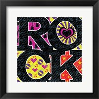 Rock Framed Print