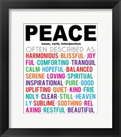 Framed Peace Definition