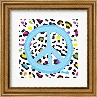 Framed Leopard Peace 1